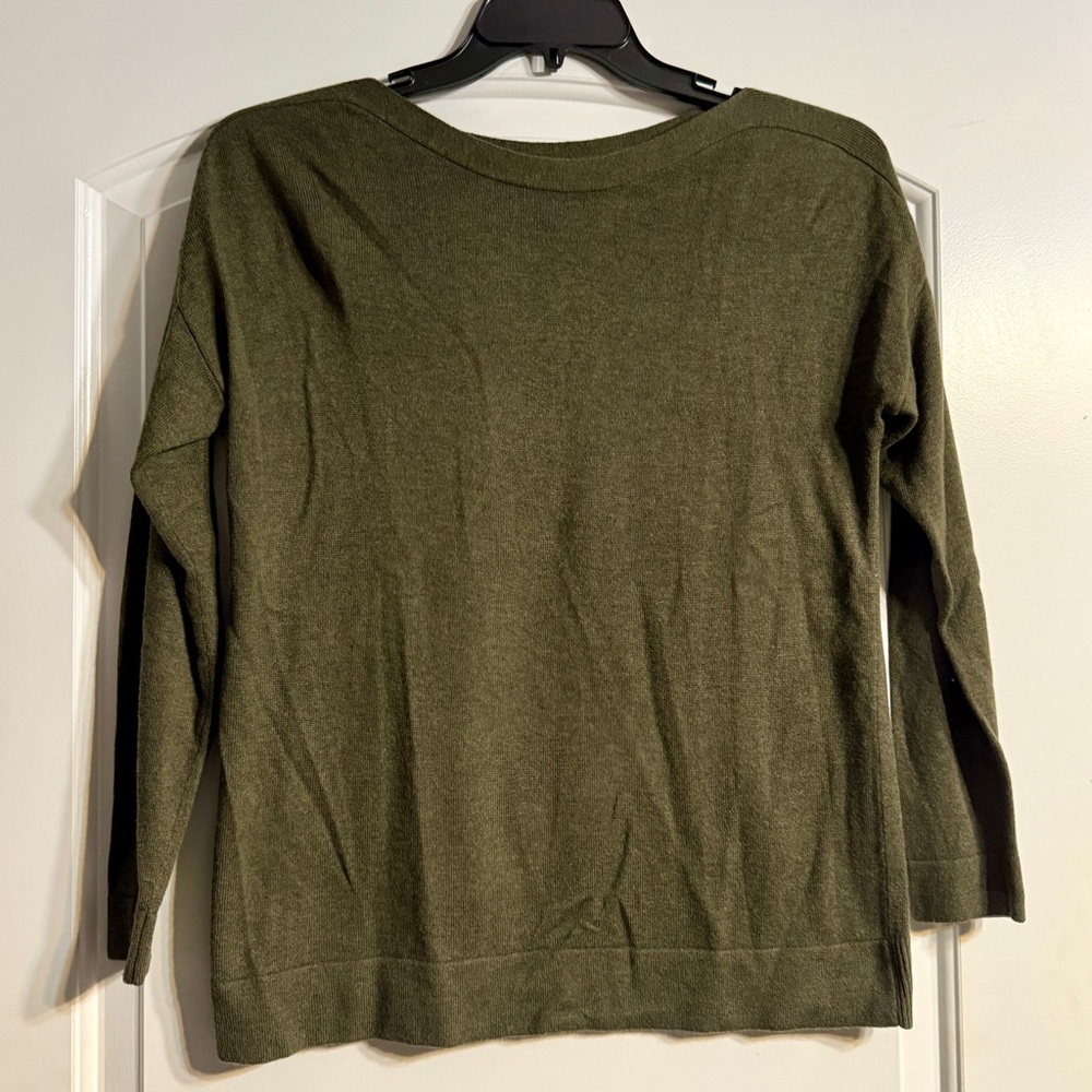 Magaschoni Olive Green Knit Sweater‎ - Small